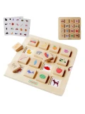 TOOKY TOY Drewniany Sorter Geometryczny Nauka Kształtów Liczenia | Pan Piksel