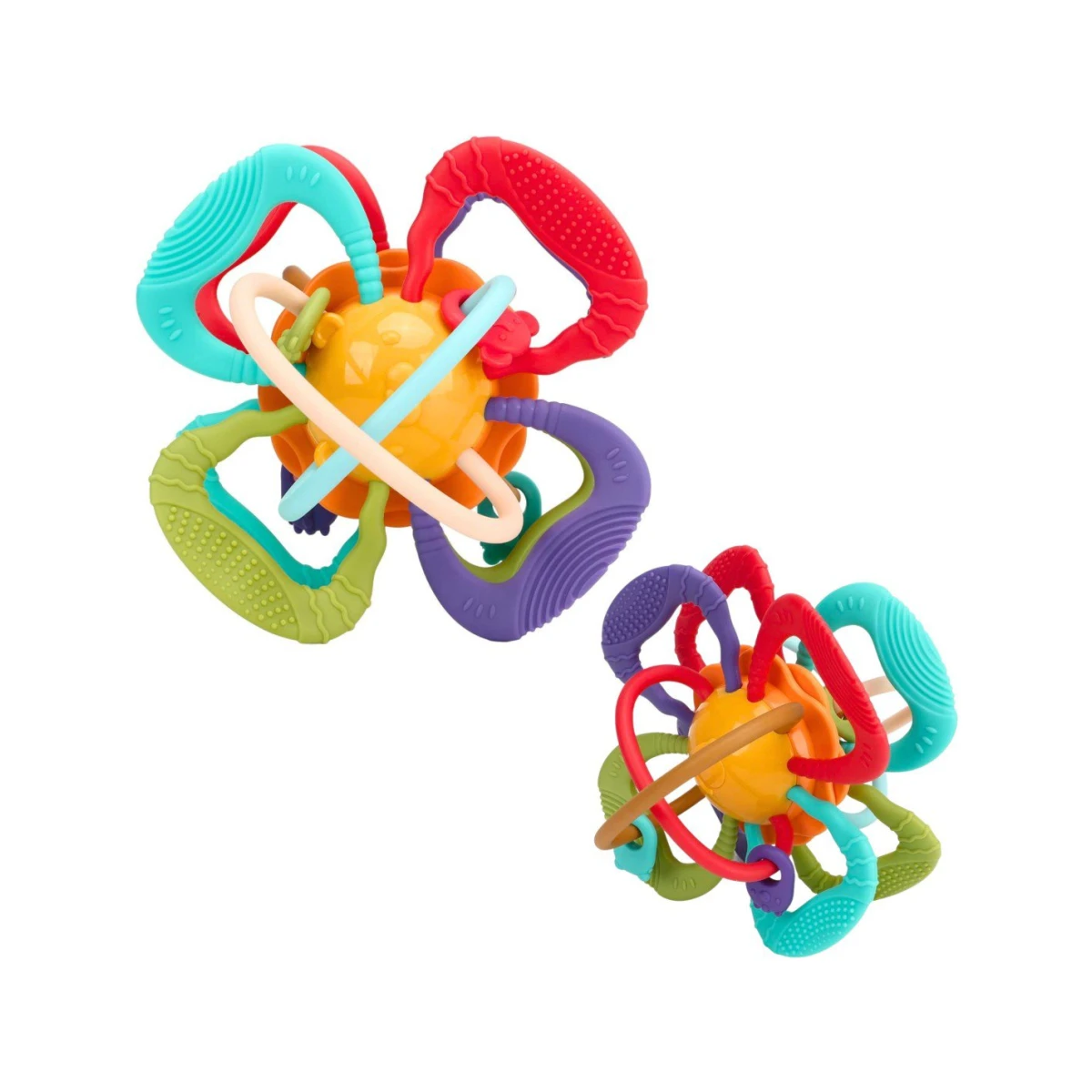 TOOKY TOY Drewniane Koraliki Klocki do Nawlekania Morskie Zwierzęta 13 el. | Pan Piksel