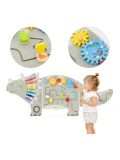 TOOKY TOY Drewniane Koraliki Klocki do Nawlekania Morskie Zwierzęta 13 el. | Pan Piksel