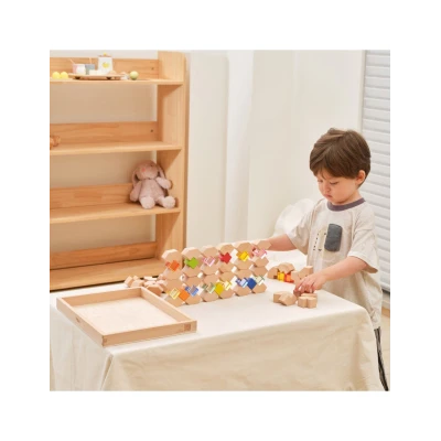 TOOKY TOY Układanka Klocki Do Nawlekania o Tematyce Lasu | Pan Piksel