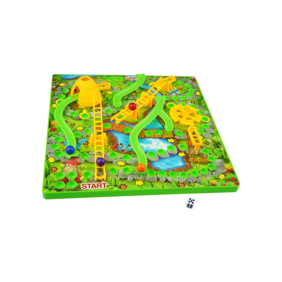 MASTERKIDZ Drewniane Puzzle Układanka Tęcza Montessori | Pan Piksel