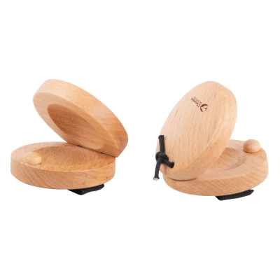 CLASSIC WORLD EDU Drewniany Instrument Ręczny Kastaniet | Pan Piksel