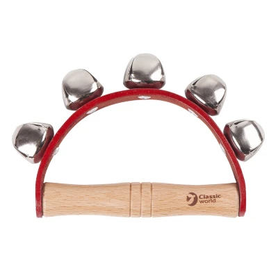CLASSIC WORLD EDU Instrument Muzyczny Janczary Dzwoneczki dla Dzieci | Pan Piksel
