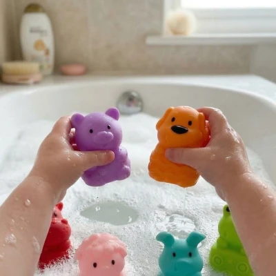 WOOPIE BABY Zwierzątka Sensoryczne Miękkie Zestaw 6 szt | Pan Piksel