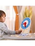 VIGA Drewniany Zegar Nauka Zegara  Czasu Montessori | Pan Piksel