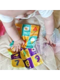 WOOPIE BABY Zabawka Edukacyjna Sensoryczna Pani Metka Pudełeczko Chusteczek | Pan Piksel