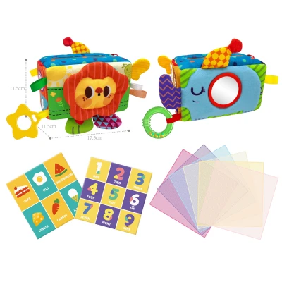 WOOPIE BABY Zabawka Edukacyjna Sensoryczna Pani Metka Pudełeczko Chusteczek | Pan Piksel