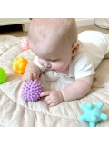 WOOPIE BABY Klocki Sensoryczne do Ściskania 6 el. | Pan Piksel