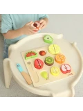 CLASSIC WORLD Zestaw do Krojenia Owoców na Rzepy MONTESSORI 20 el. | Pan Piksel