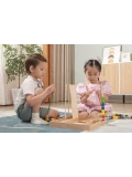 VIGA Drewniana Gra edukacyjna Logiczne koraliki  104 elementy Montessori | Pan Piksel