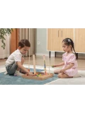 VIGA Drewniana Gra edukacyjna Logiczne koraliki  104 elementy Montessori | Pan Piksel