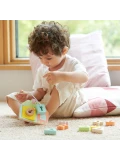 CLASSIC WORLD Drewniana Przeplatanka Klocki do Nawlekania Klucze i Drzwi MONTESSORI 11 el. | Pan Piksel