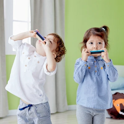 CLASSIC WORLD Drewniana Harmonijka Ustna dla Dzieci 1 szt. | Pan Piksel