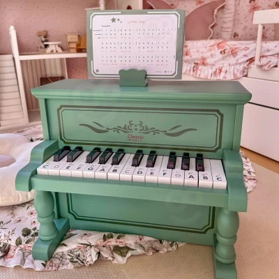 Pianinko zielone Classic World | Pan Piksel