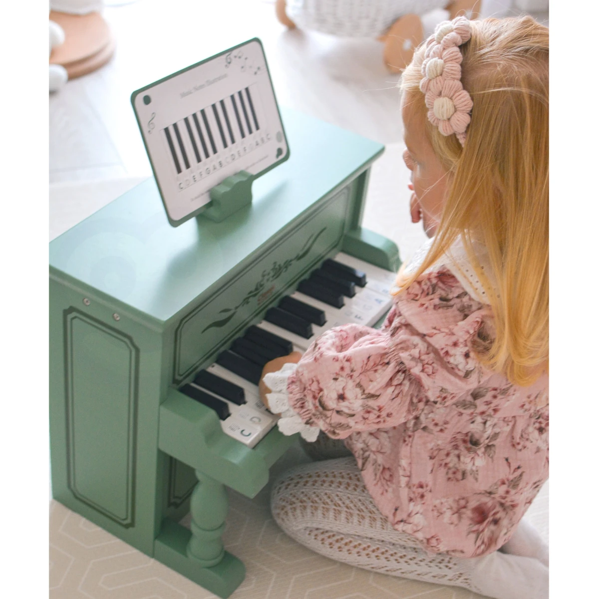 Pianinko zielone Classic World | Pan Piksel