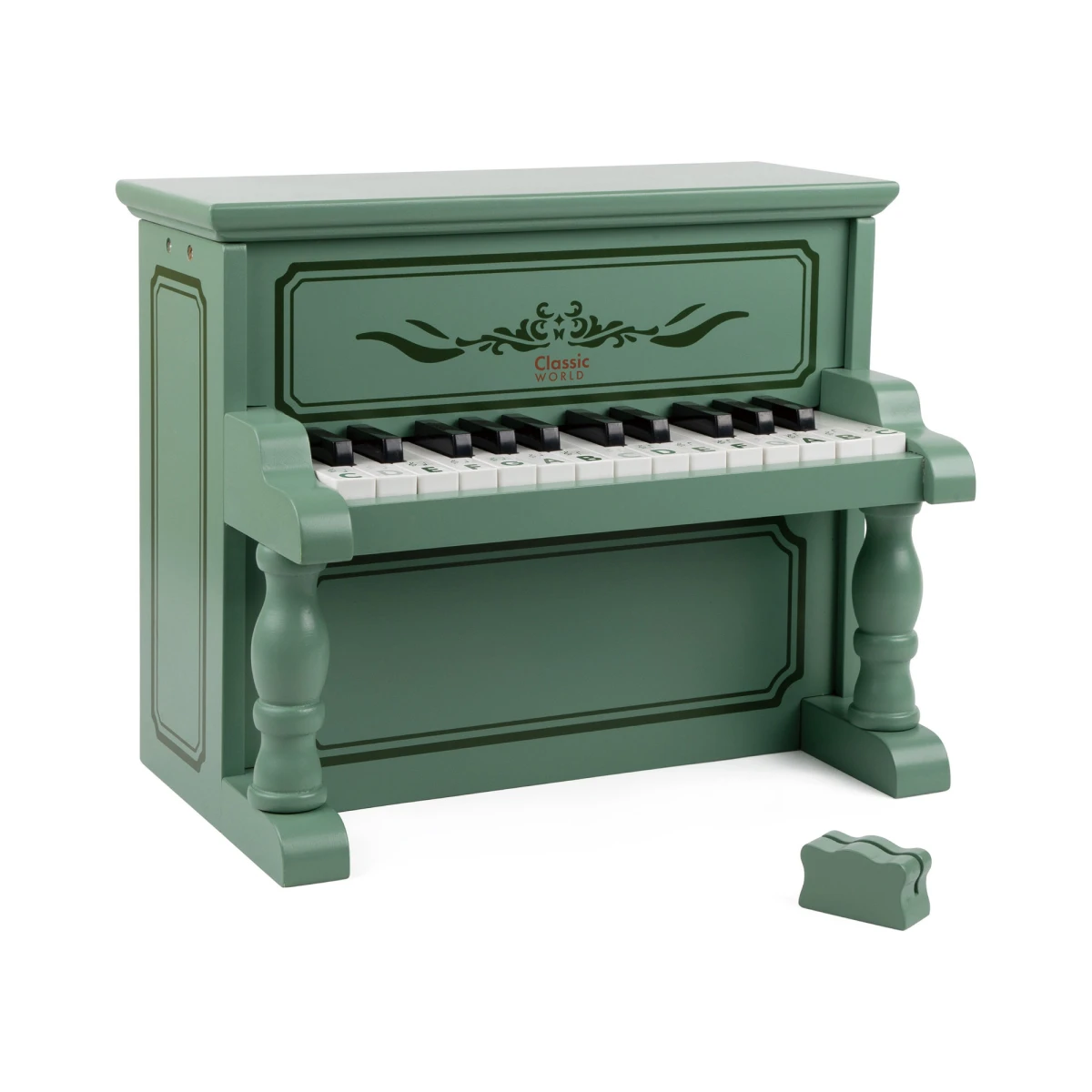 Pianinko zielone Classic World | Pan Piksel