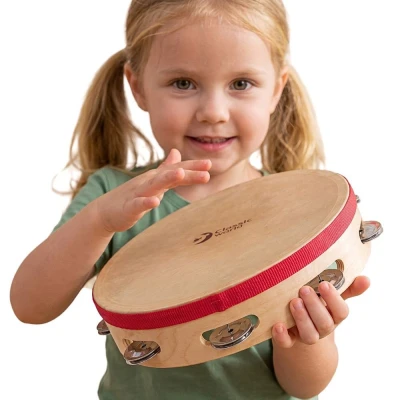 CLASSIC WORLD EDU Instrument Muzyczny Tamburyn 25 cm | Pan Piksel