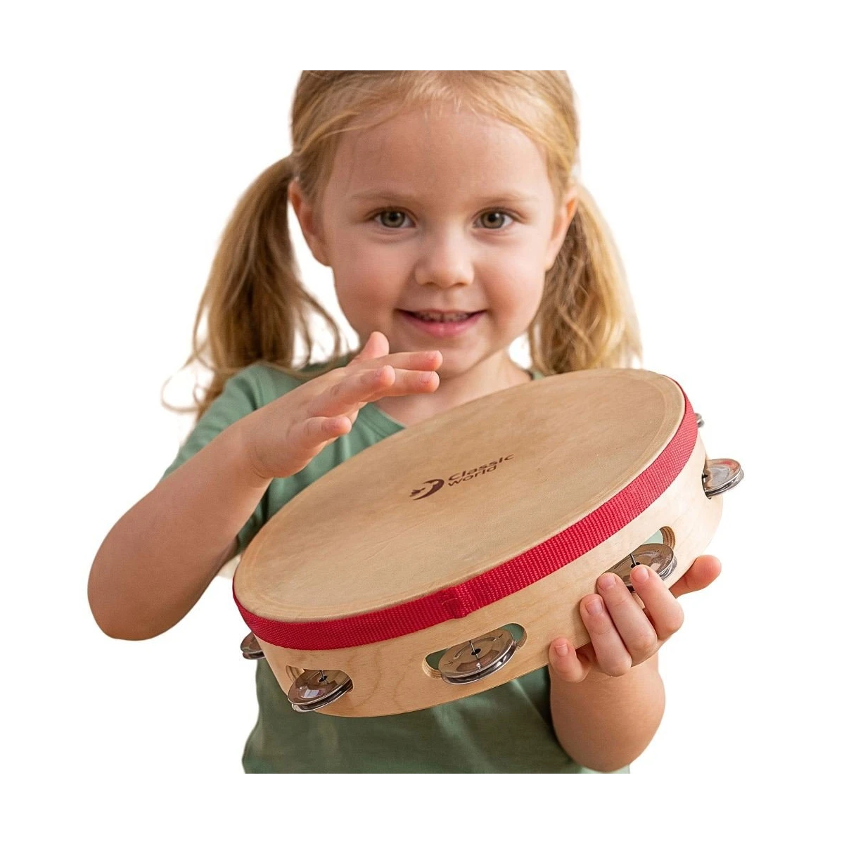 CLASSIC WORLD EDU Instrument Muzyczny Tamburyn 25 cm | Pan Piksel