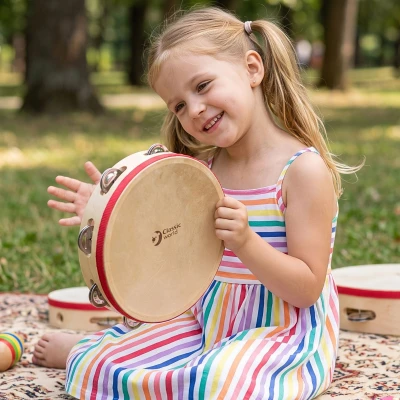 CLASSIC WORLD EDU Instrument Muzyczny Tamburyn 25 cm | Pan Piksel