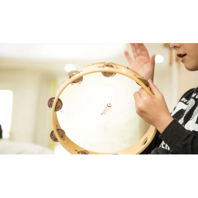 CLASSIC WORLD EDU Instrument Muzyczny Tamburyn 25 cm | Pan Piksel