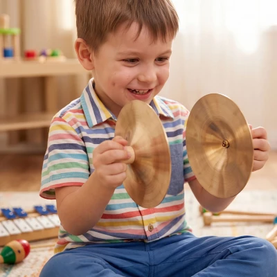 CLASSIC WORLD EDU Instrument Muzyczny Talerze (15 cm) dla Dzieci 2 szt. | Pan Piksel