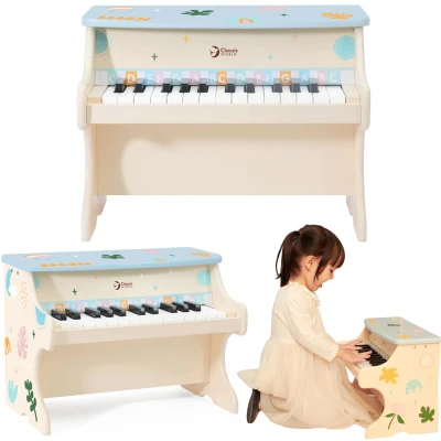 CLASSIC WORLD Pianino Muzyczne dla Dzieci Nauka Gry + Książeczka | Pan Piksel