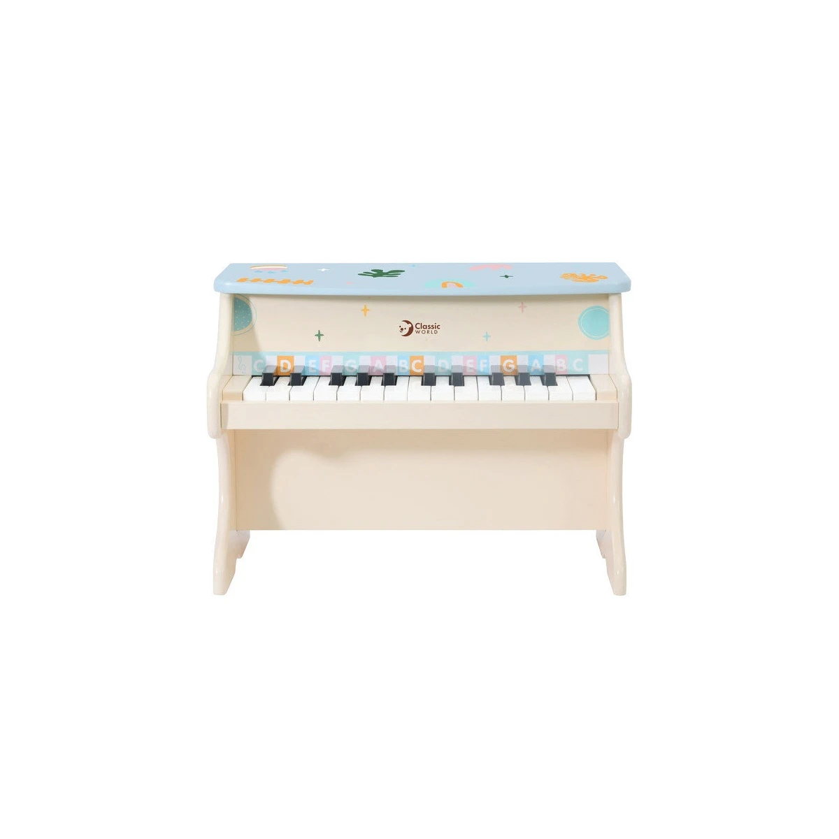CLASSIC WORLD Pianino Muzyczne dla Dzieci Nauka Gry + Książeczka | Pan Piksel