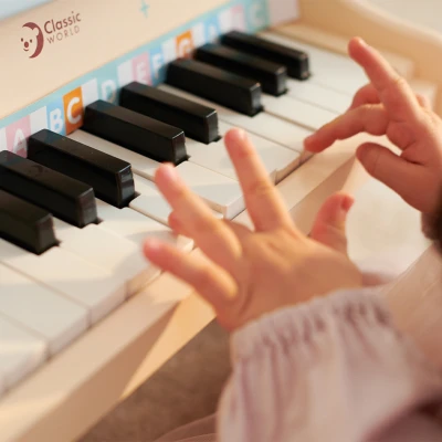 CLASSIC WORLD Pianino Muzyczne dla Dzieci Nauka Gry + Książeczka | Pan Piksel