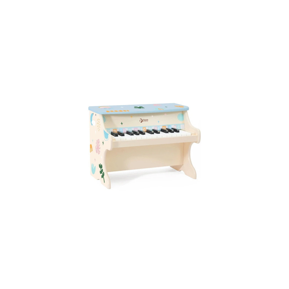 CLASSIC WORLD Pianino Muzyczne dla Dzieci Nauka Gry + Książeczka | Pan Piksel