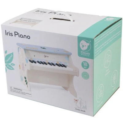 CLASSIC WORLD Pianino Muzyczne dla Dzieci Nauka Gry + Książeczka | Pan Piksel