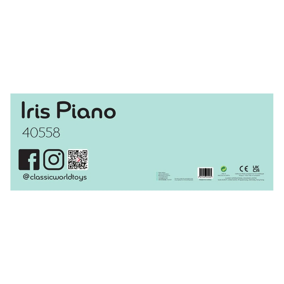 CLASSIC WORLD Pianino Muzyczne dla Dzieci Nauka Gry + Książeczka | Pan Piksel