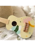 CLASSIC WORLD Drewniane Ukulele Gitara dla Dzieci Niebieskie | Pan Piksel