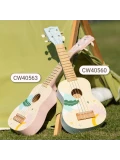 CLASSIC WORLD Drewniane Ukulele Gitara dla Dzieci Niebieskie | Pan Piksel