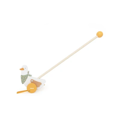 TOOKY TOY Drewniany Wózek z Klockami 16 el. | Pan Piksel