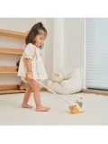 TOOKY TOY Drewniany Wózek z Klockami 16 el. | Pan Piksel