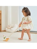 TOOKY TOY Drewniany Wózek z Klockami 16 el. | Pan Piksel