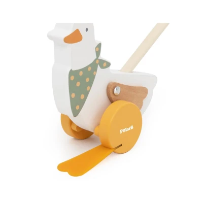 TOOKY TOY Drewniany Wózek z Klockami 16 el. | Pan Piksel