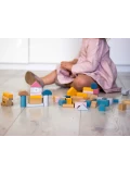 Drewniane klocki 60 elementów Viga | Pan Piksel