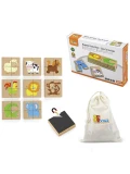 VIGA Drewniane Puzzle Magnetyczne Zwierzęta Układanka Certyfikat FSC | Pan Piksel