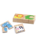 VIGA Drewniane Puzzle Magnetyczne Zwierzęta Układanka Certyfikat FSC | Pan Piksel