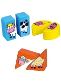 VIGA Puzzle Edukacyjne Drewniane Zwierzęta | Pan Piksel