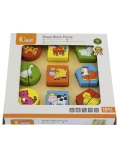 VIGA Puzzle Edukacyjne Drewniane Zwierzęta | Pan Piksel