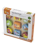 VIGA Puzzle Edukacyjne Drewniane Zwierzęta | Pan Piksel