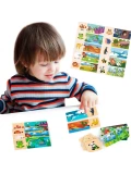 VIGA Puzzle Logiczne ze Zwierzętami Układanka | Pan Piksel