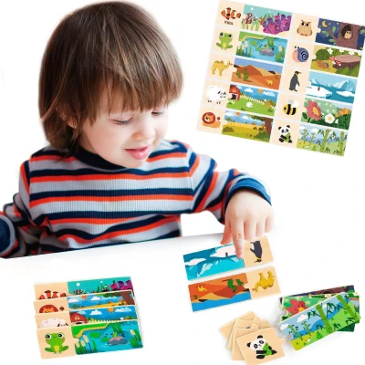 VIGA Puzzle Logiczne ze Zwierzętami Układanka | Pan Piksel