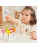 TOOKY TOY Drewniana Gra Łowienie Rybek 2 Wędki + 10 el. | Pan Piksel
