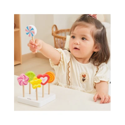 TOOKY TOY Drewniana Gra Łowienie Rybek 2 Wędki + 10 el. | Pan Piksel