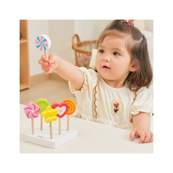 TOOKY TOY Drewniana Gra Łowienie Rybek 2 Wędki + 10 el. | Pan Piksel
