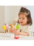 TOOKY TOY Drewniana Gra Łowienie Rybek 2 Wędki + 10 el. | Pan Piksel