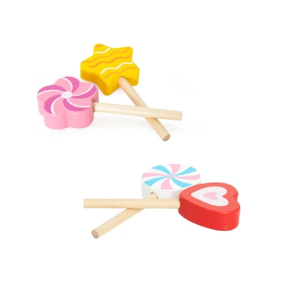 TOOKY TOY Drewniana Gra Łowienie Rybek 2 Wędki + 10 el. | Pan Piksel